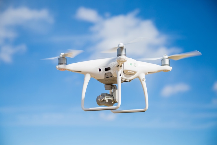 Aerial Drone Horizon - MSC Magnifica drone view