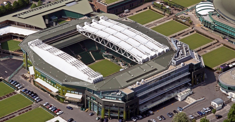 wimbledon drone drones uav tennis london